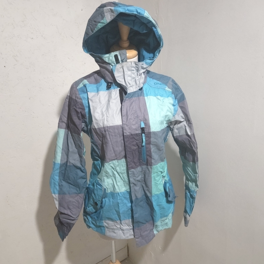 O,Neill | Blue Womens Colorblock Hooded Jacket Escape Series
